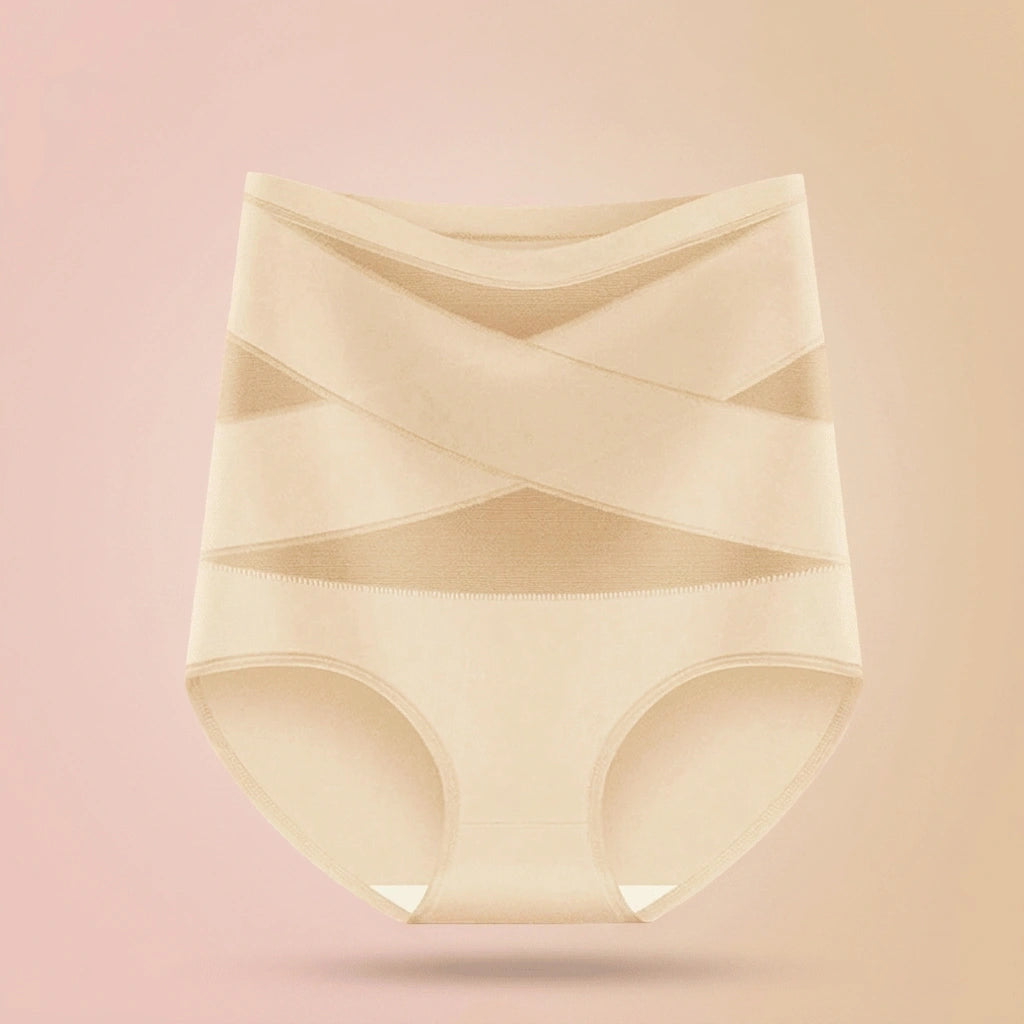 Culotte gainante taille haute nude
