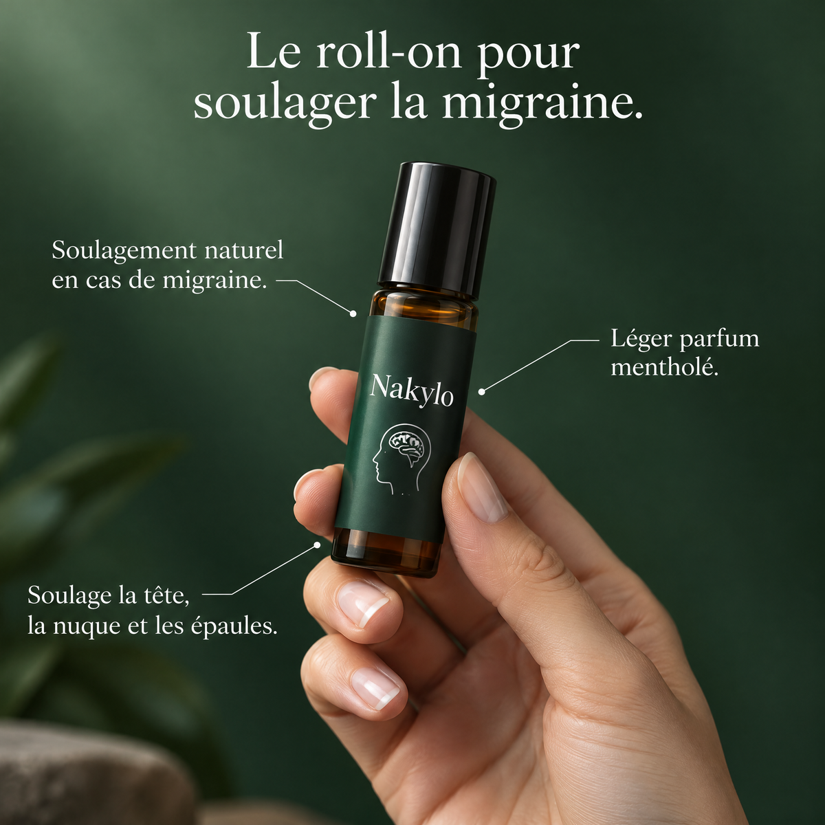 Roll-on Nakylo - le roll-on pour soulager la migraine
