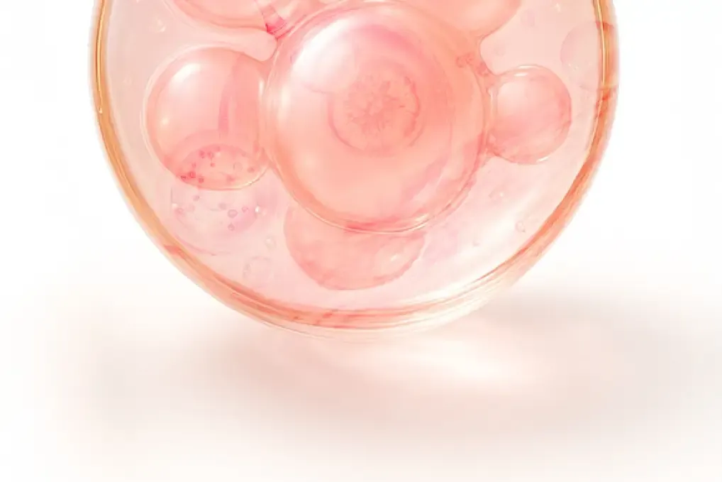 Texture de soin rose en gouttes (3:2)